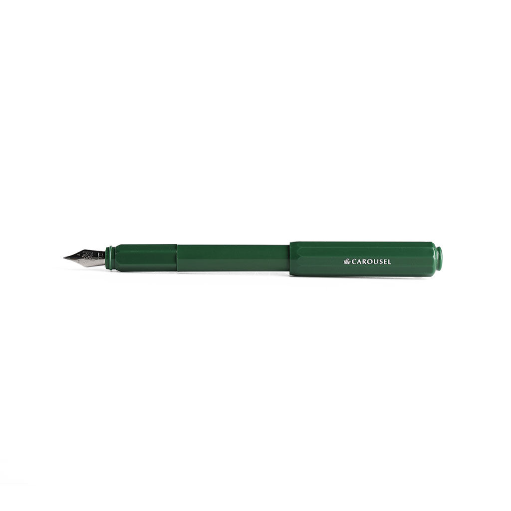 The Carousel Fountain Pen Brilliant Beanstalk Fine  at Boston General Store