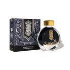 Bottle and packaging of Ferris Wheel Press Bearrington Black Noir Bearrington ink on a white background