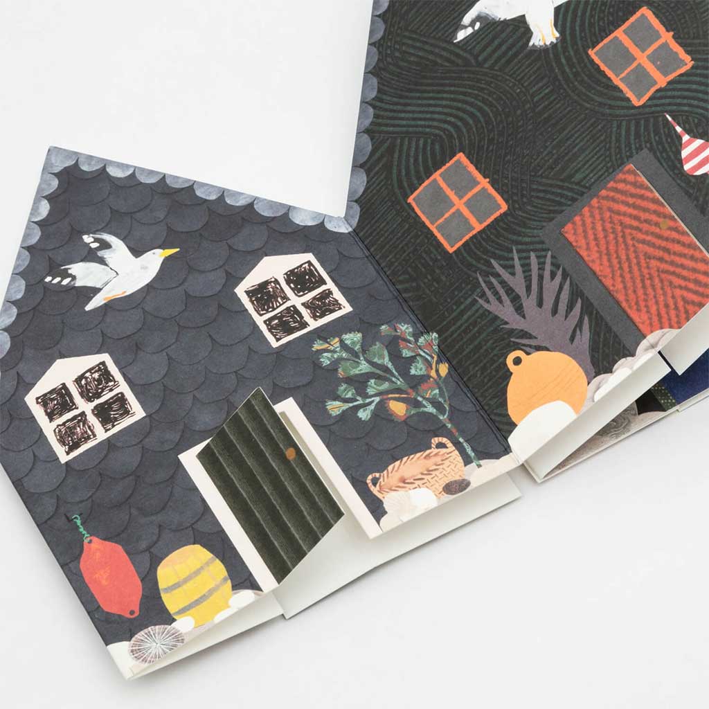 Fisherman's Huts Concertina Card at Boston General Store