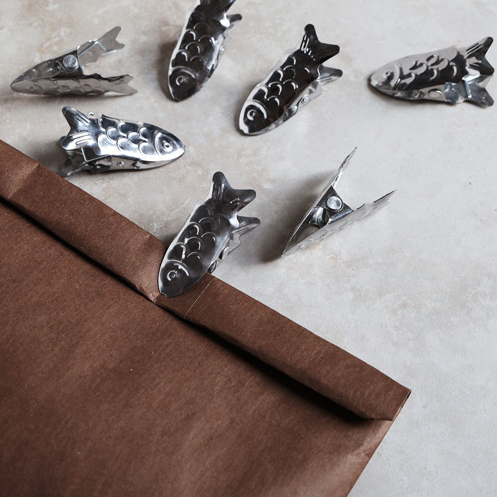 Handmade Steel Fish Clip    at Boston General Store