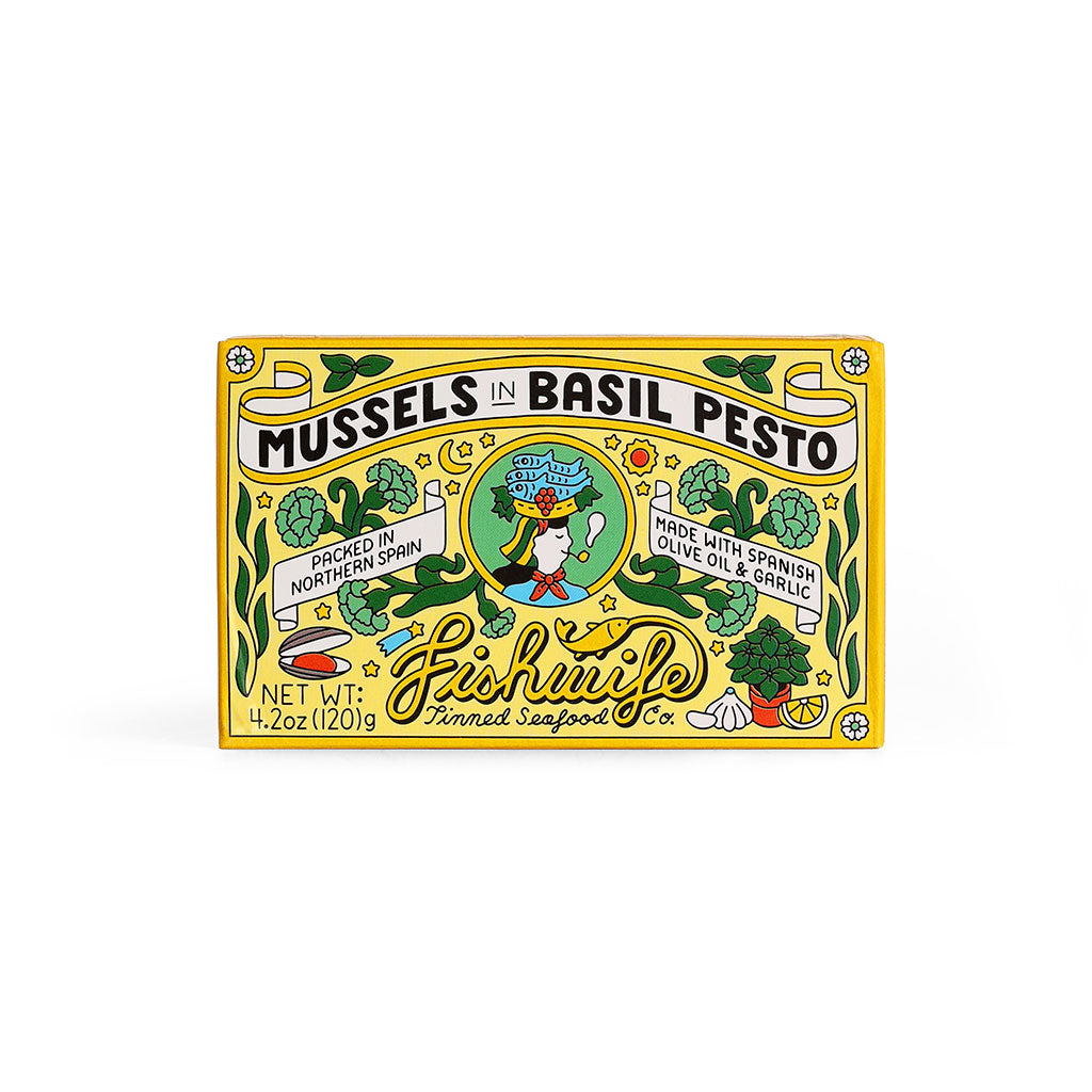 Mussels in Basil Pesto