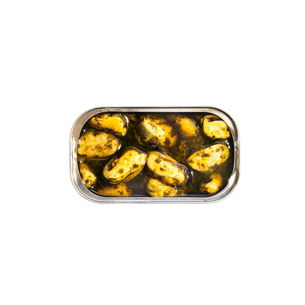 Mussels in Basil Pesto at Boston General Store