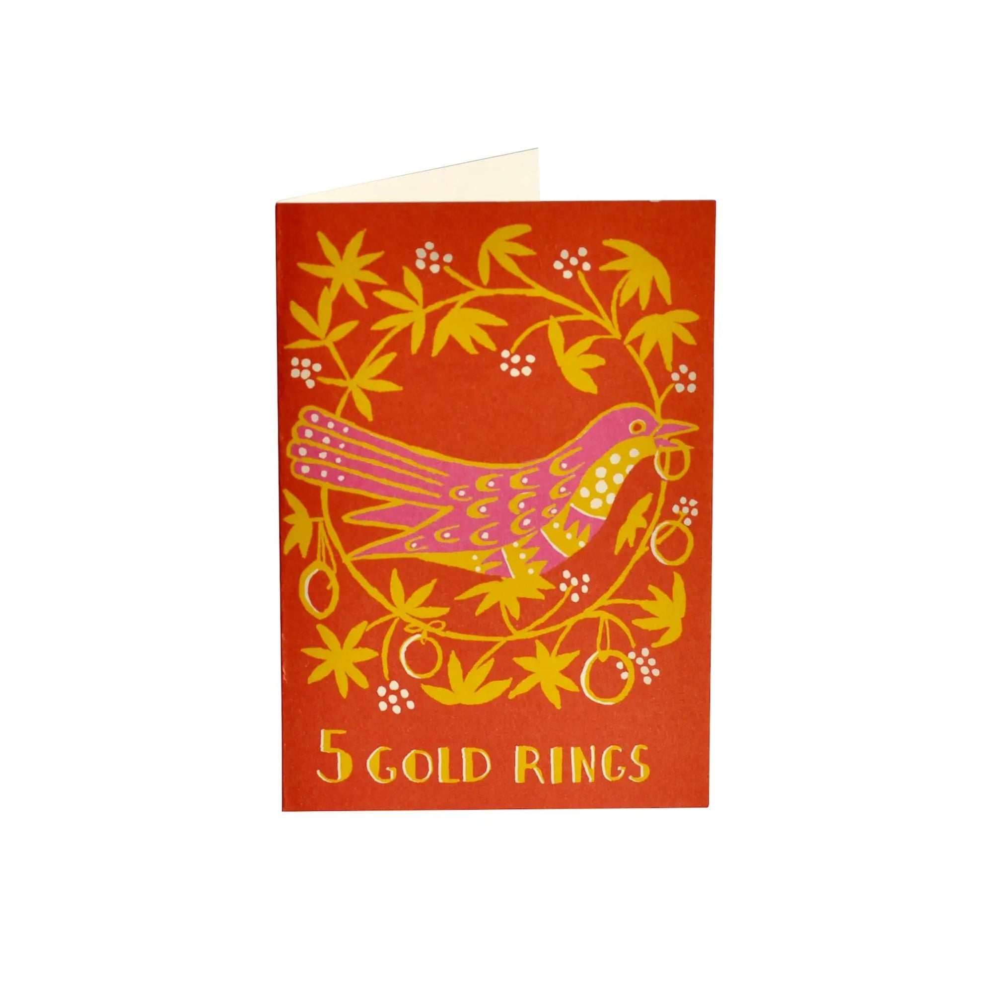 Five Gold Rings Holiday Card Boston General Store