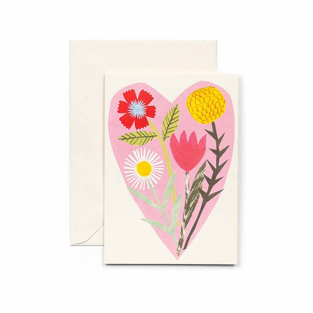 Floral Heart Card Boston General Store