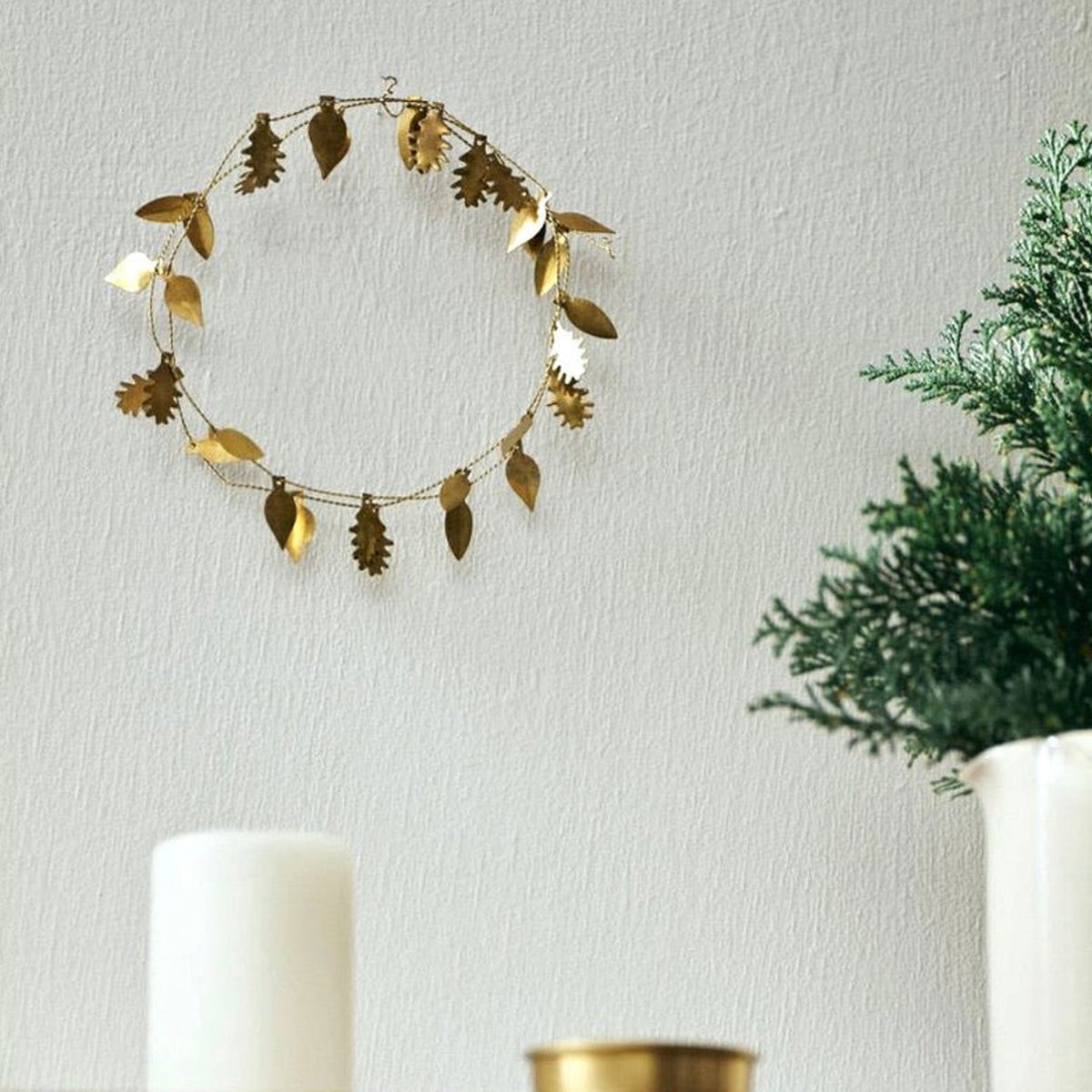 Brass Garland - Leaf