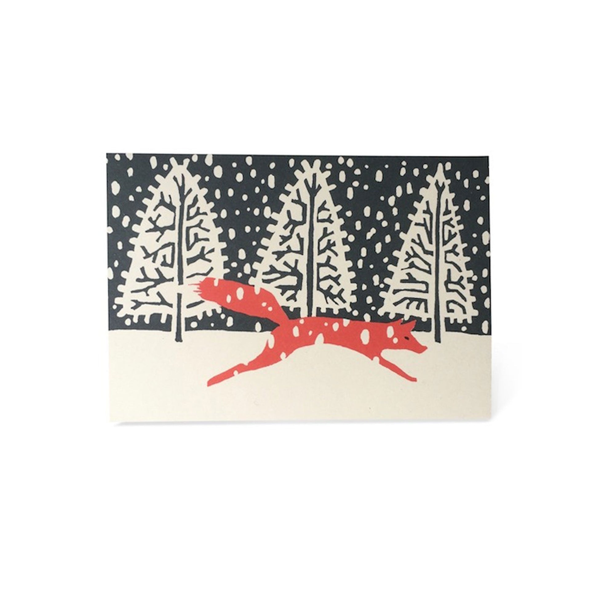 Fox in Winter Holiday Card Boston General Store