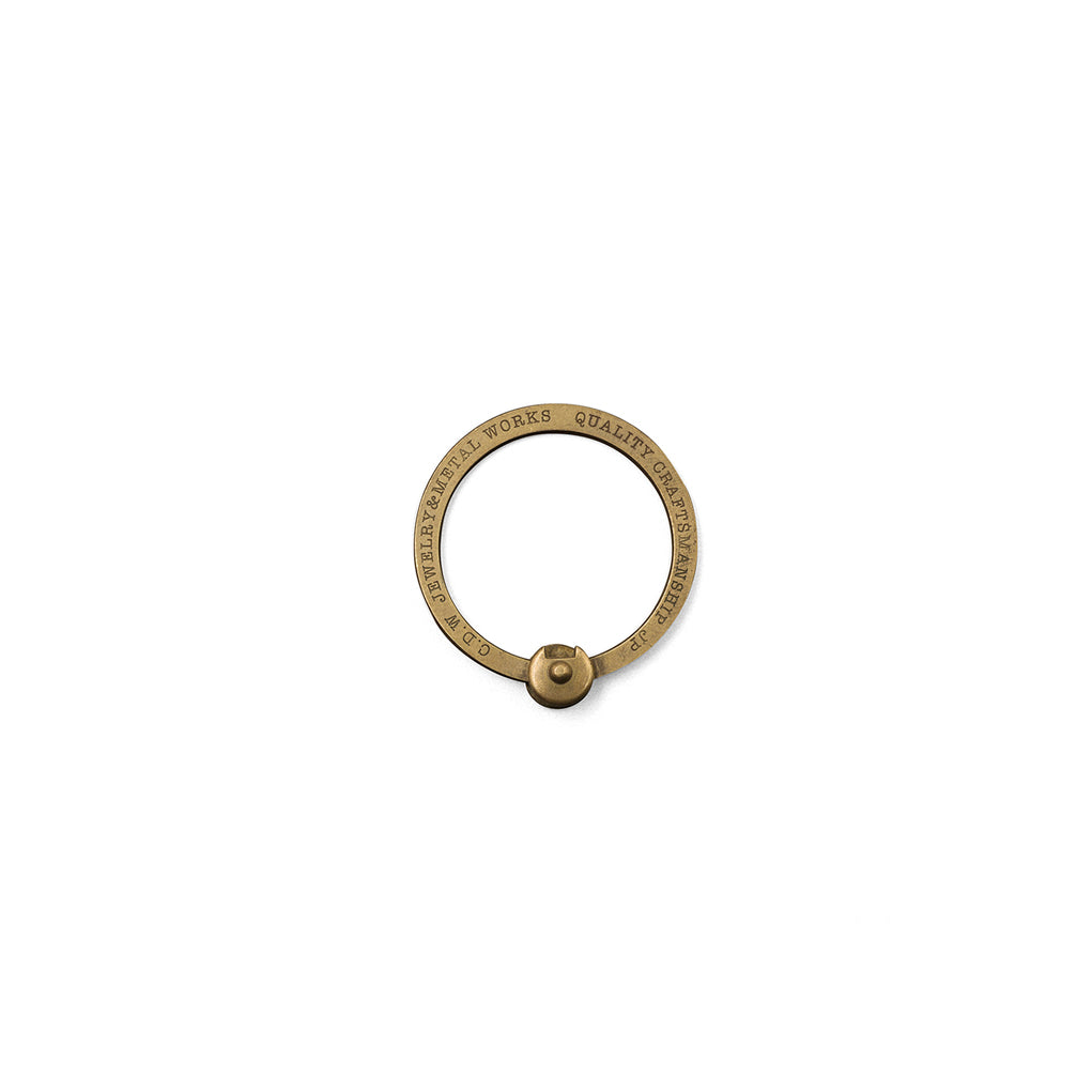 Quincy Brass Key Ring by Candy Design & Works | Boston General Store