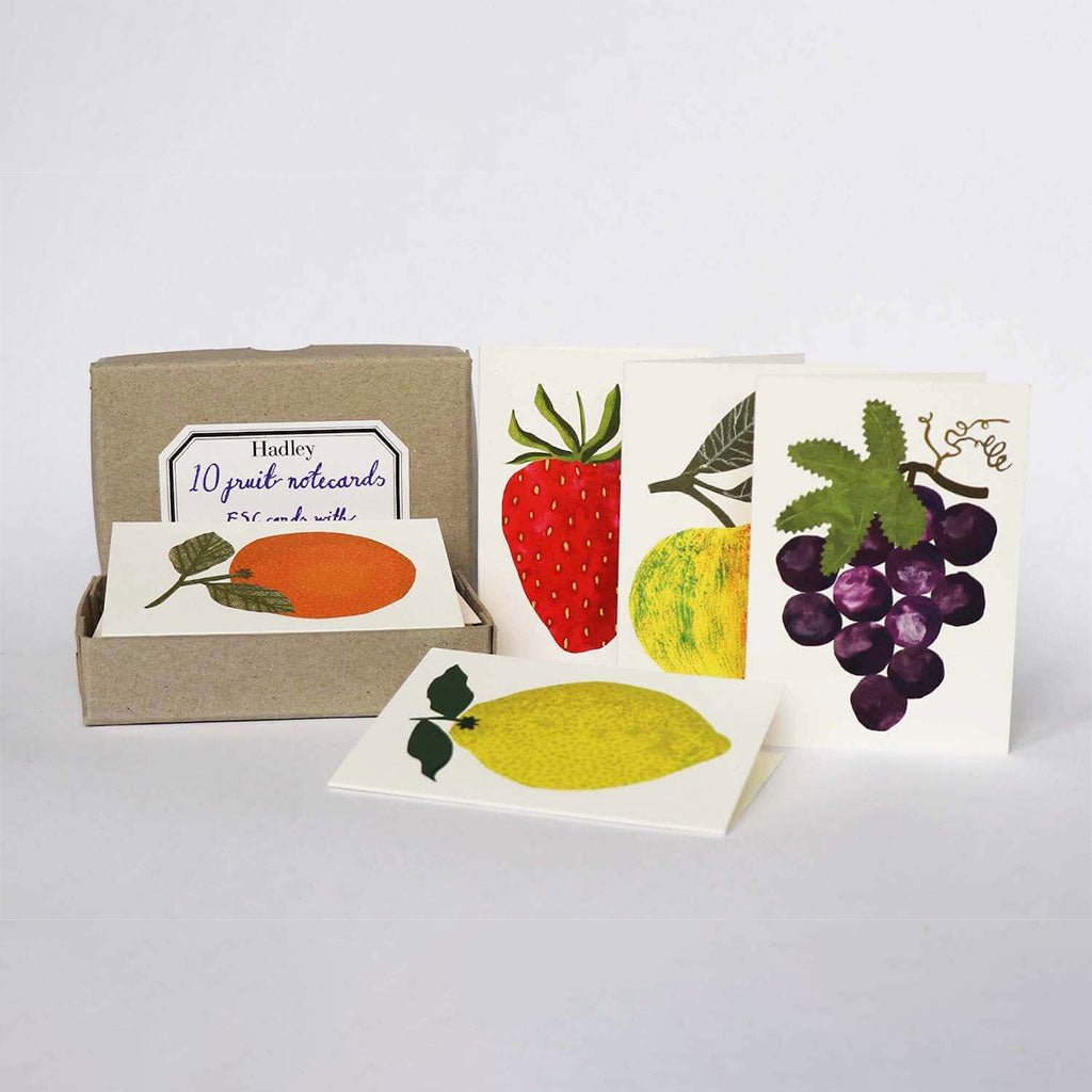 Fruit Salad Blank Cards, Box of 10 Mini Cards Boston General Store