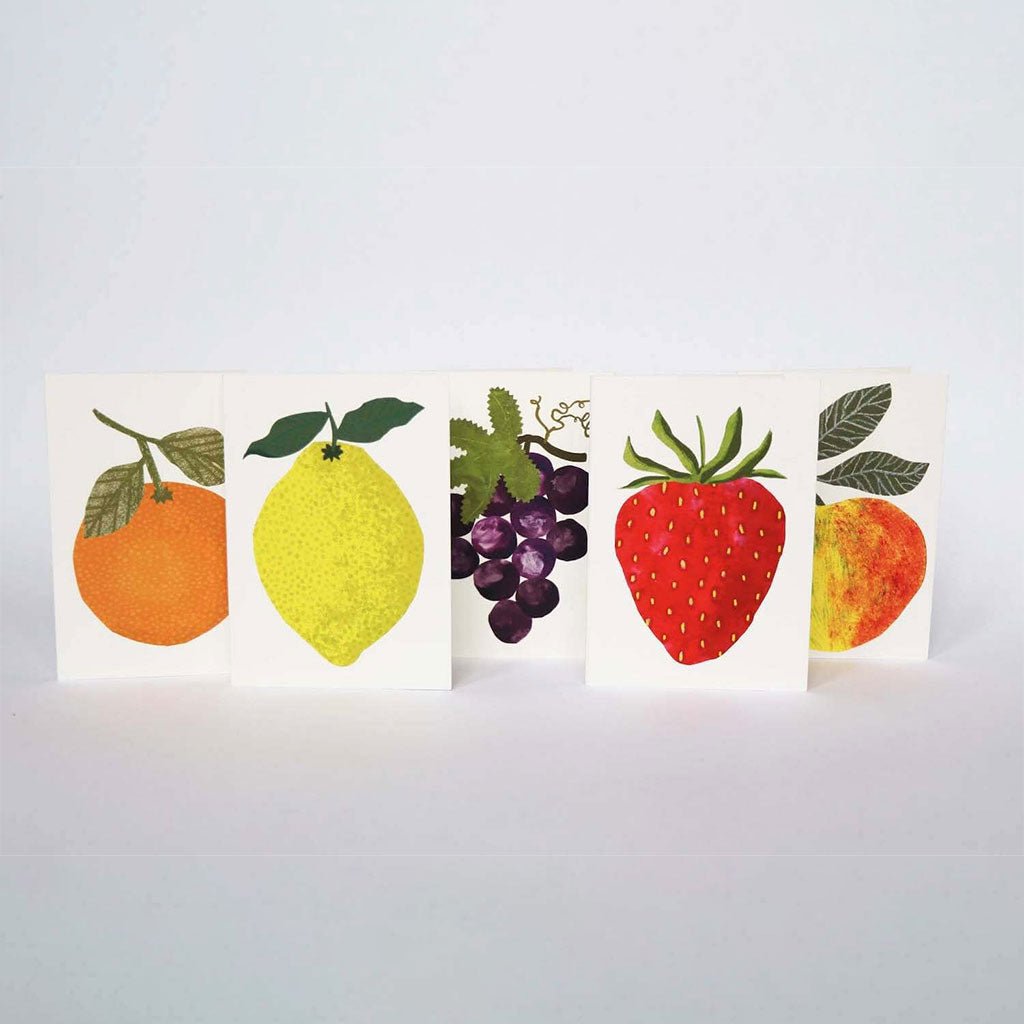 Fruit Salad Blank Cards, Box of 10 Mini Cards Boston General Store