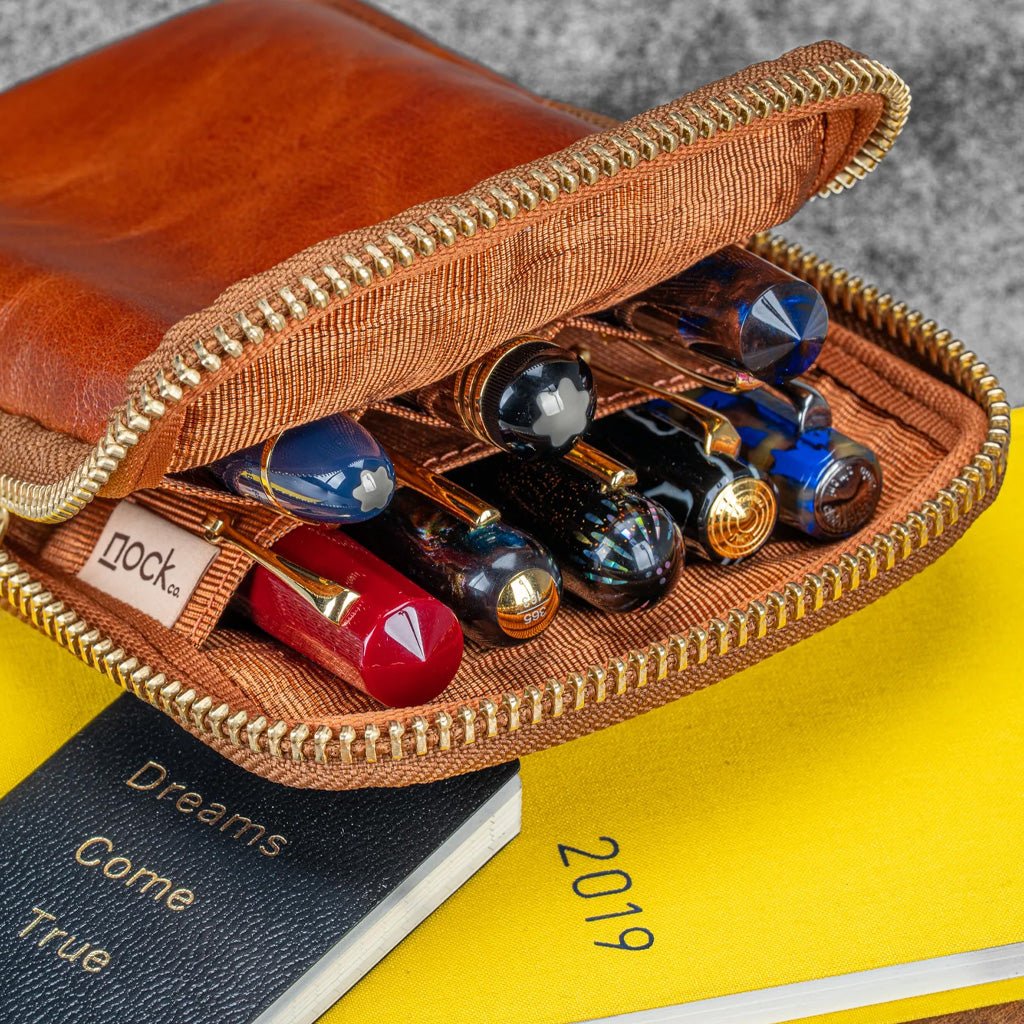 Galen x Nock Co. Leather Sinclair Pen Case | Boston General Store