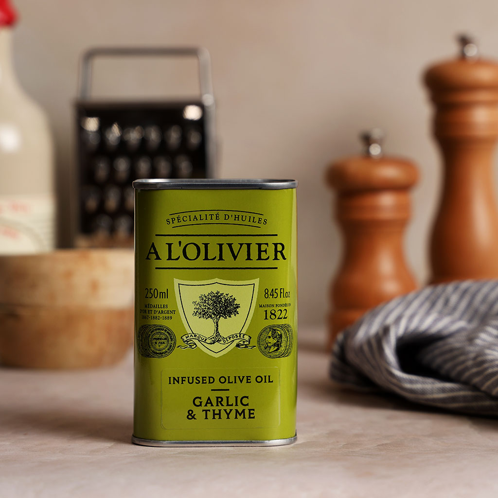 A l'Olivier Garlic & Thyme Olive Oil at Boston General Store