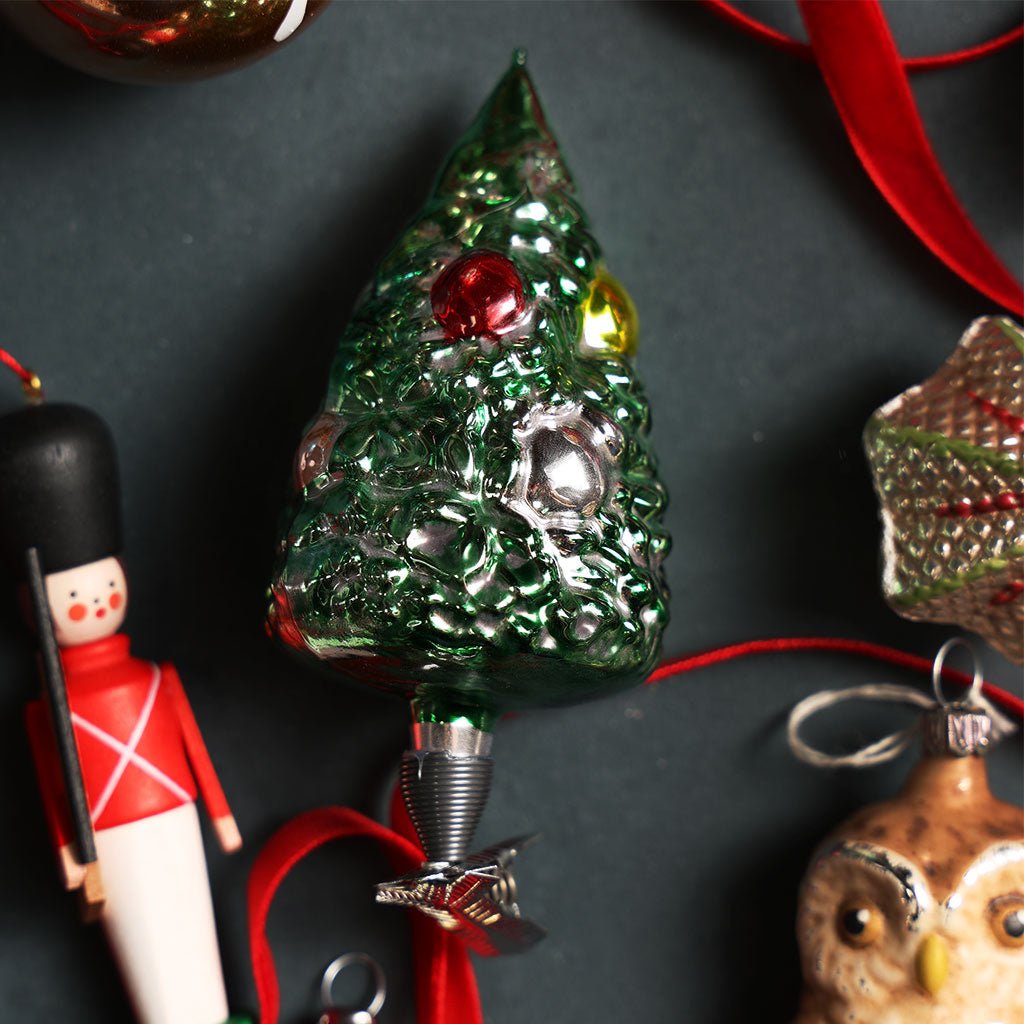 Glass Tree Clip - On Ornament Boston General Store