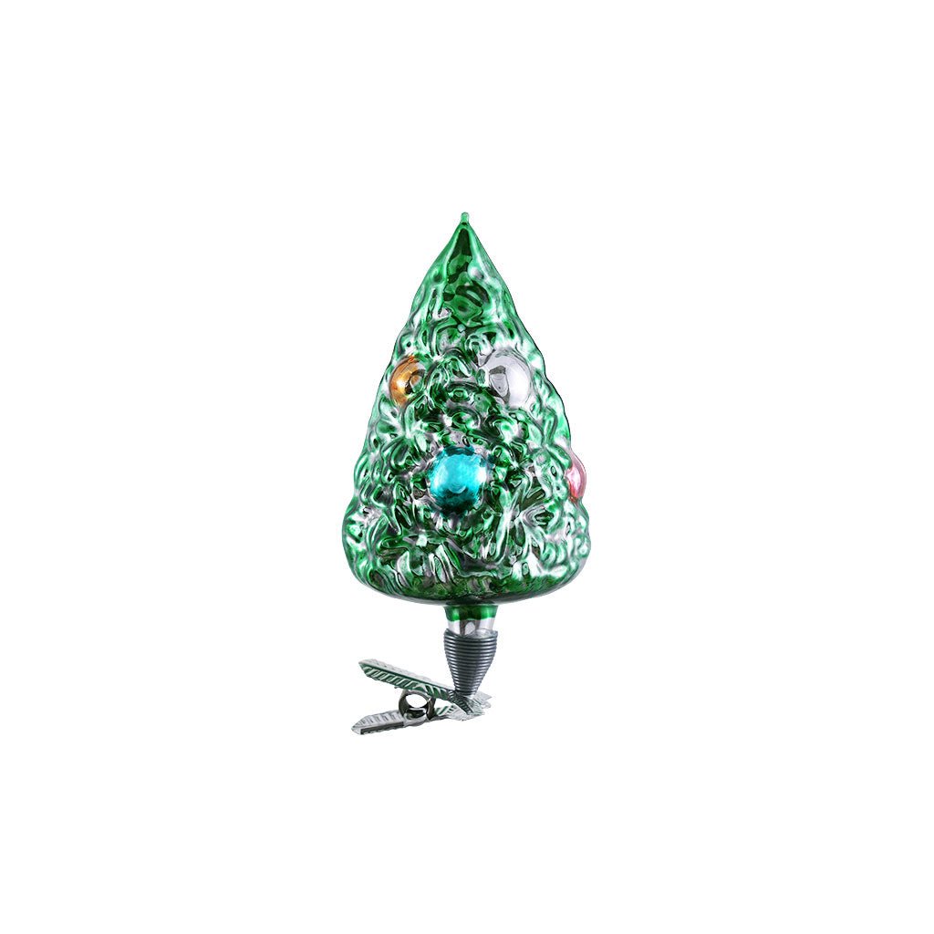Glass Tree Clip - On Ornament Boston General Store