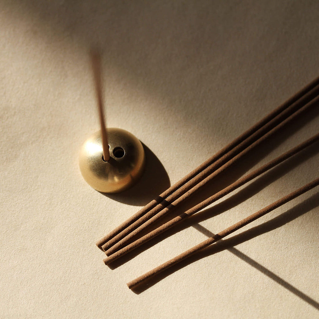 DOME Brass Incense Stick Holder    at Boston General Store