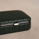 Green Leather Framed Sewing Set Boston General Store