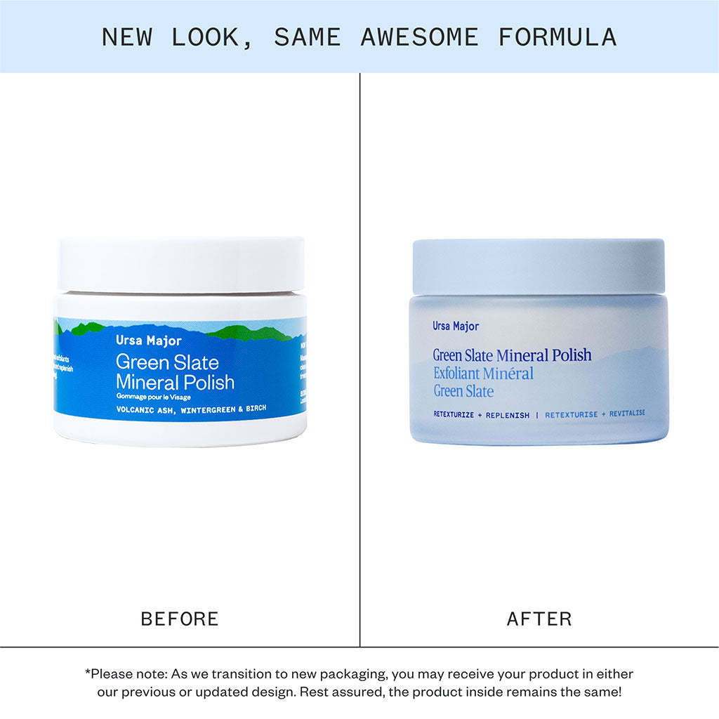 Green Slate Mineral Face Polish at Boston General Store