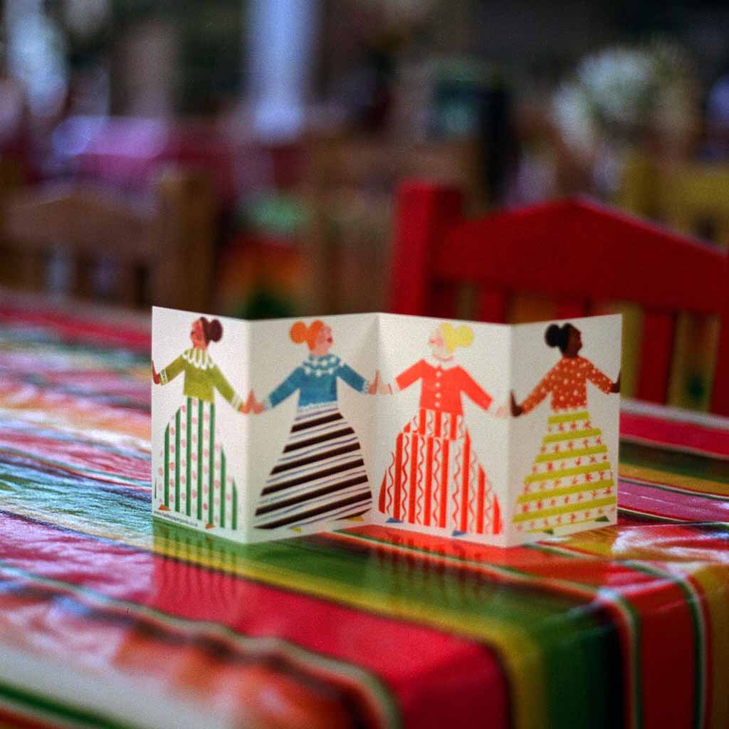 Dancers Mini Concertina Card    at Boston General Store