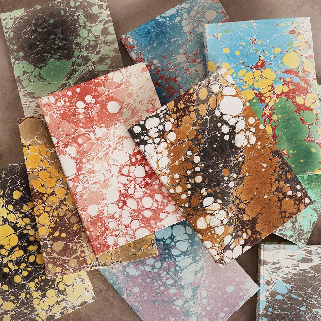 Hardcover Marbled Paper Notebook Boston General Store