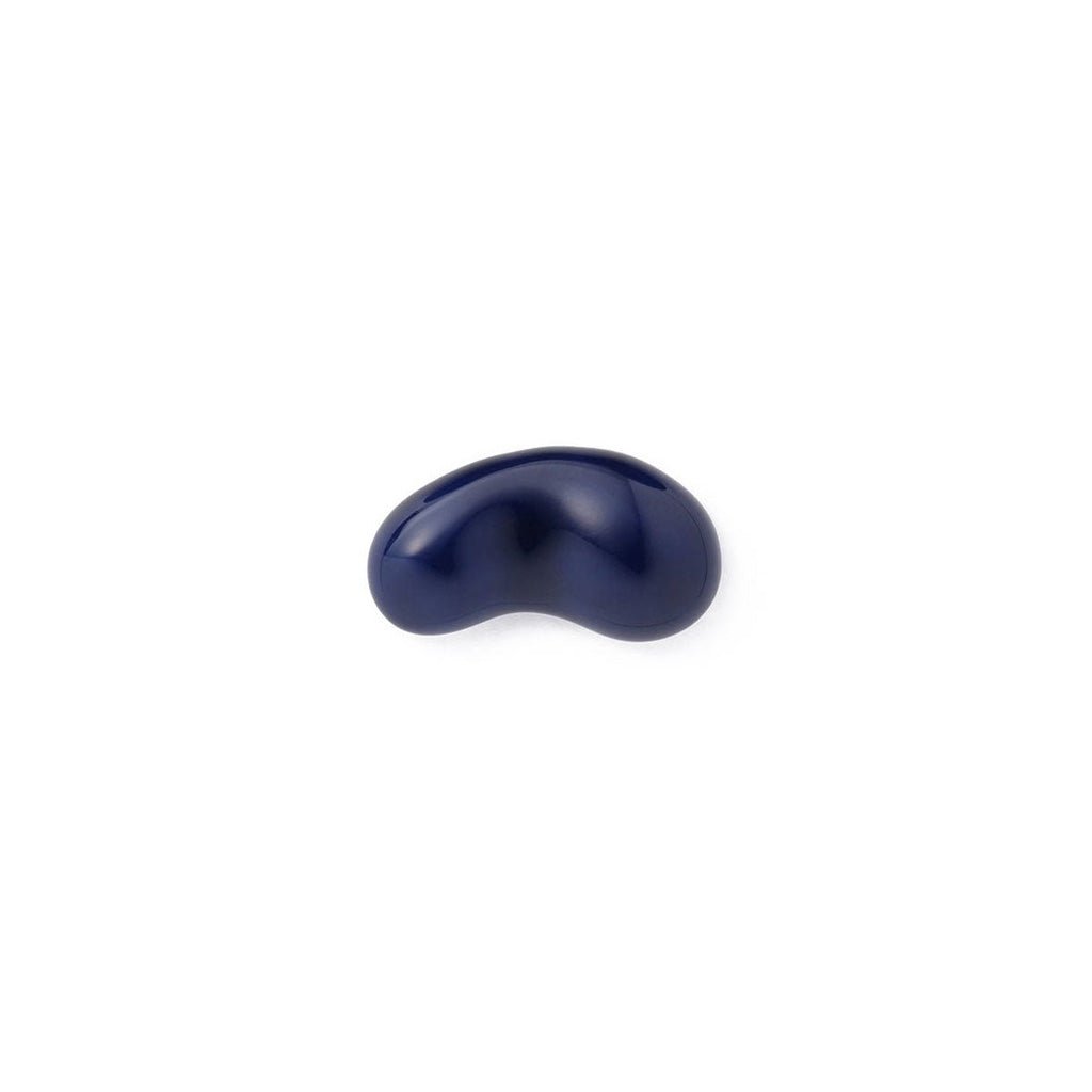 Glossy navy blue one pen rest on white background