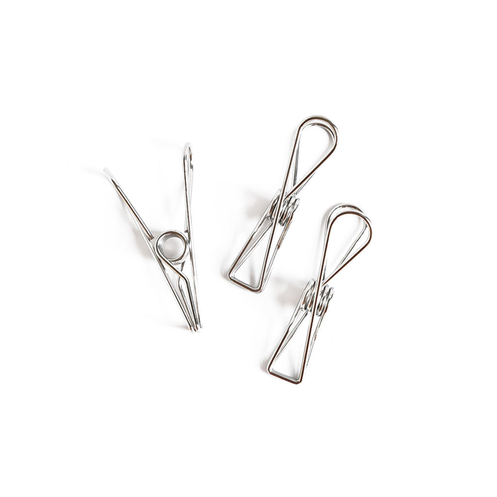 Stainless Steel Clips Large (Set of 6)   at Boston General Store