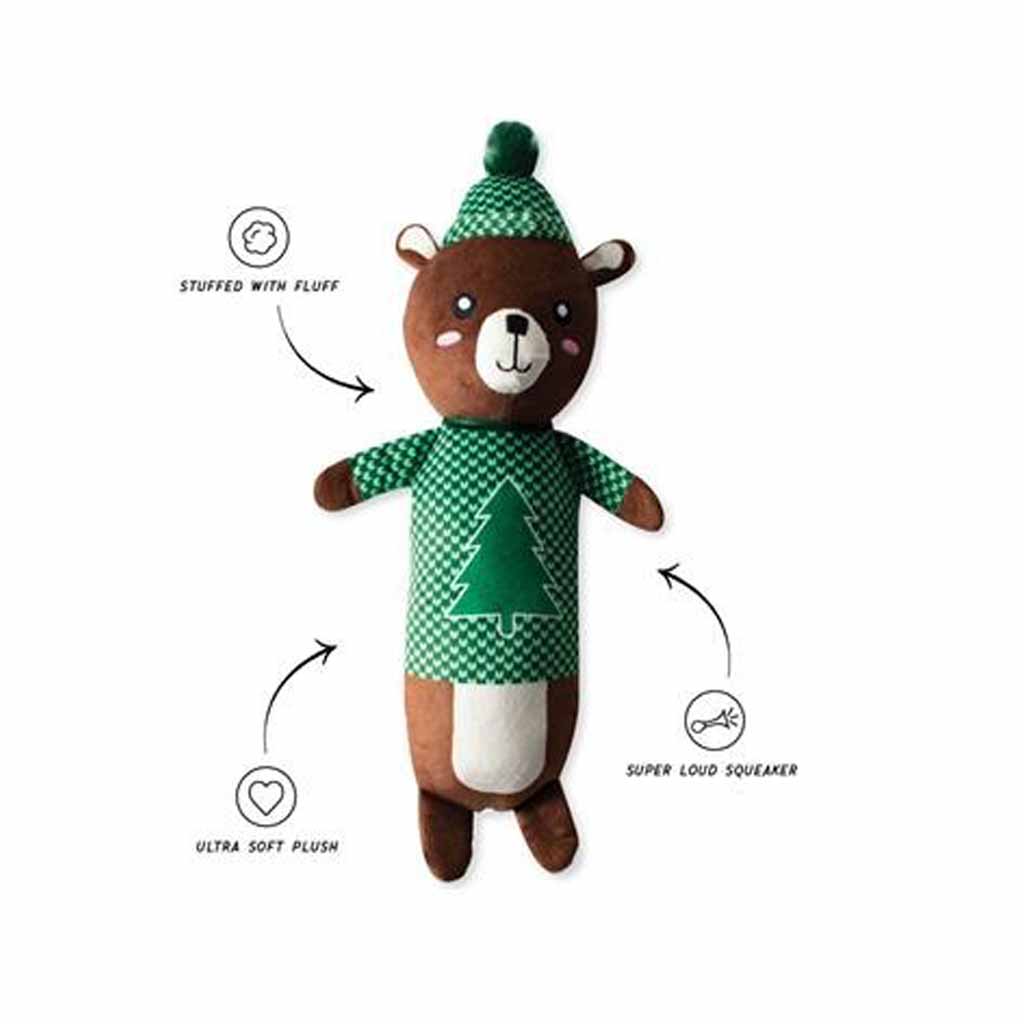 Hibernation Mode Plush Dog Toy    at Boston General Store