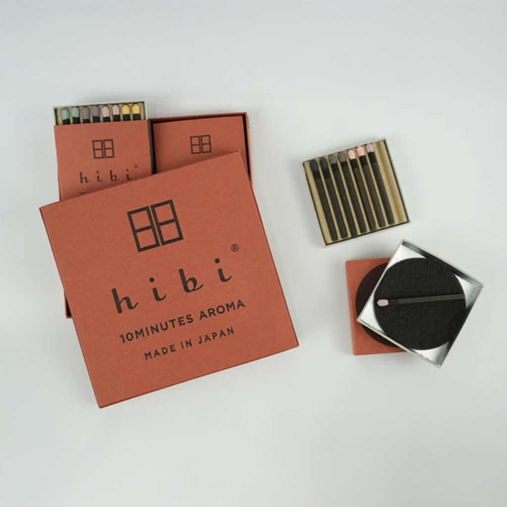 Hibi Incense Matches 12 Assorted Fragrances Gift Box Boston General Store