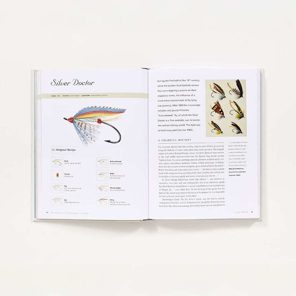 History of Fly Fishing in Fifty Flies at Boston General Store