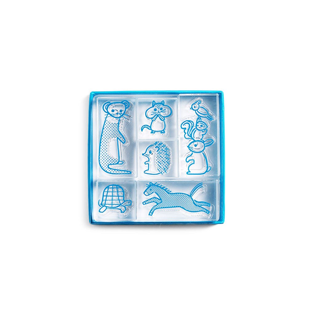 RIKI様 Hitotoki Kori Jirushi Clear Stamp Set, Set of 6 | Boston General Store