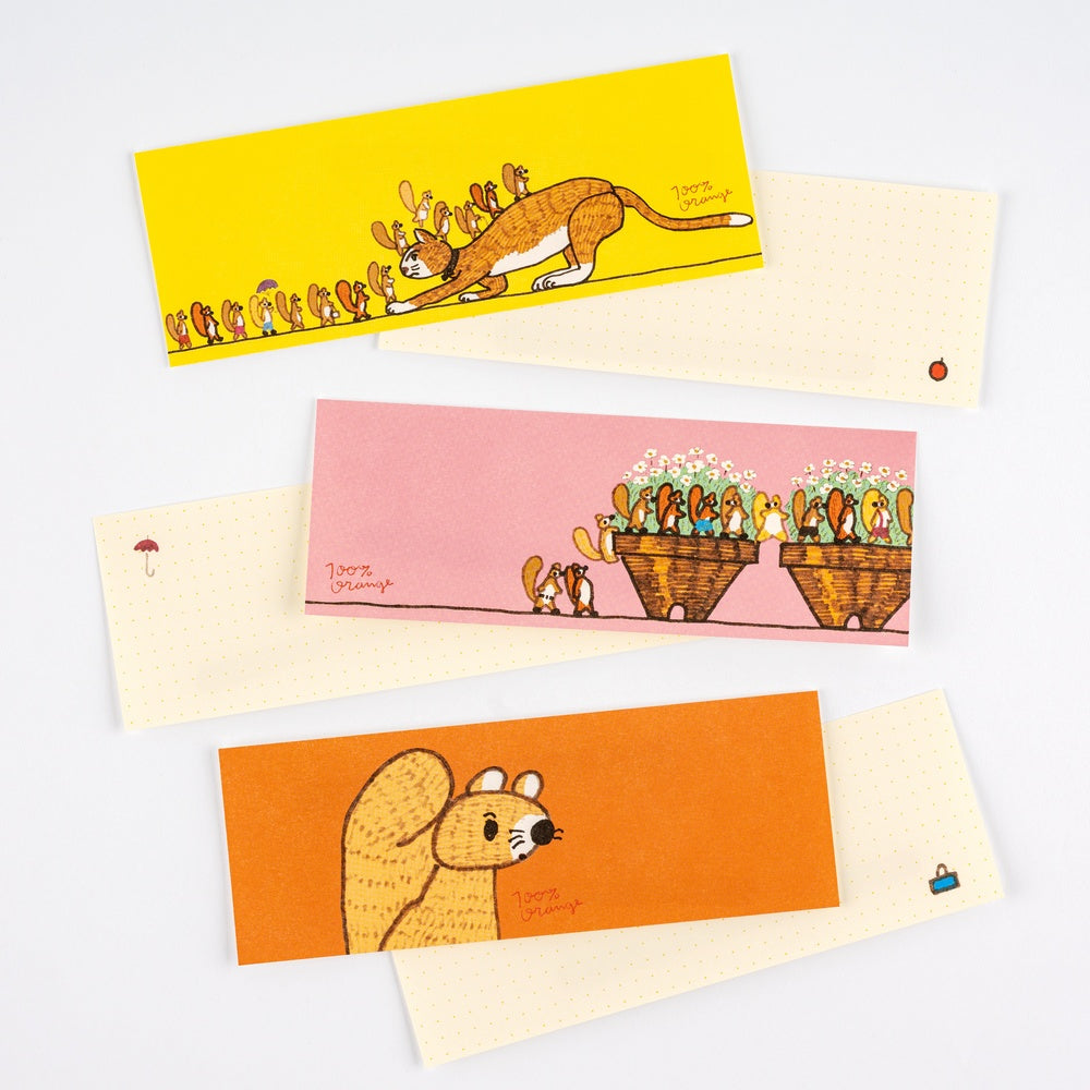 100%ORANGE: Letter Set - Squirrel’s Moving Day at Boston General Store