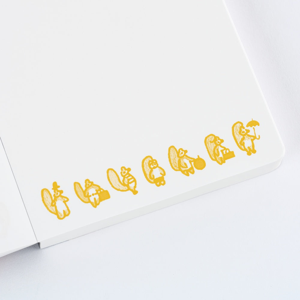 100%ORANGE: Hobonichi Papers - Squirrel Appears at Boston General Store