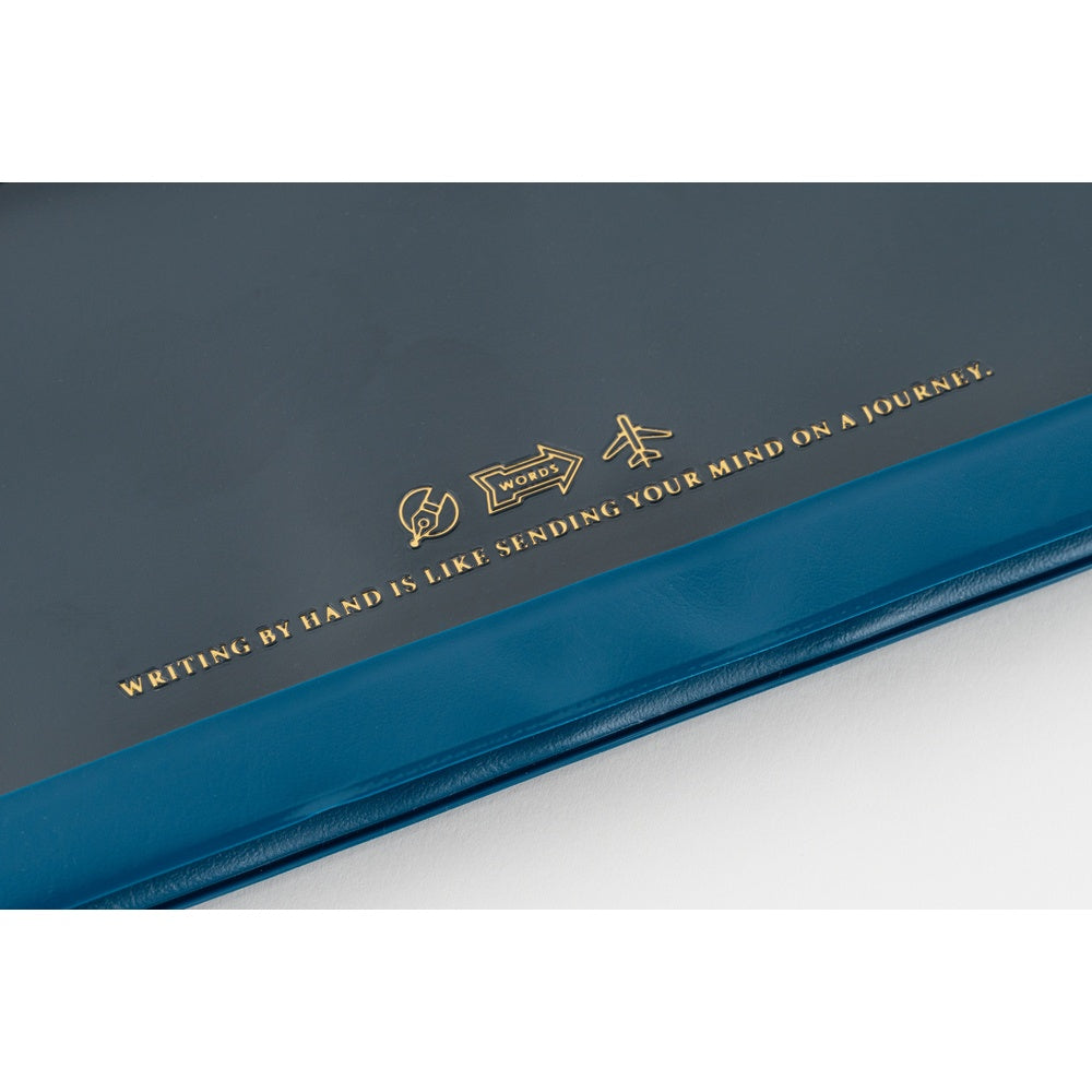 Alettone: Document Case for A6 Size - Navy at Boston General Store