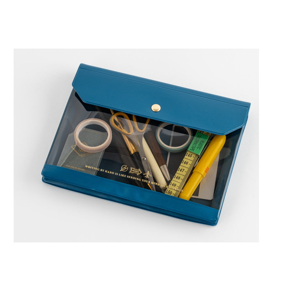 Alettone: Document Case for A6 Size - Navy at Boston General Store