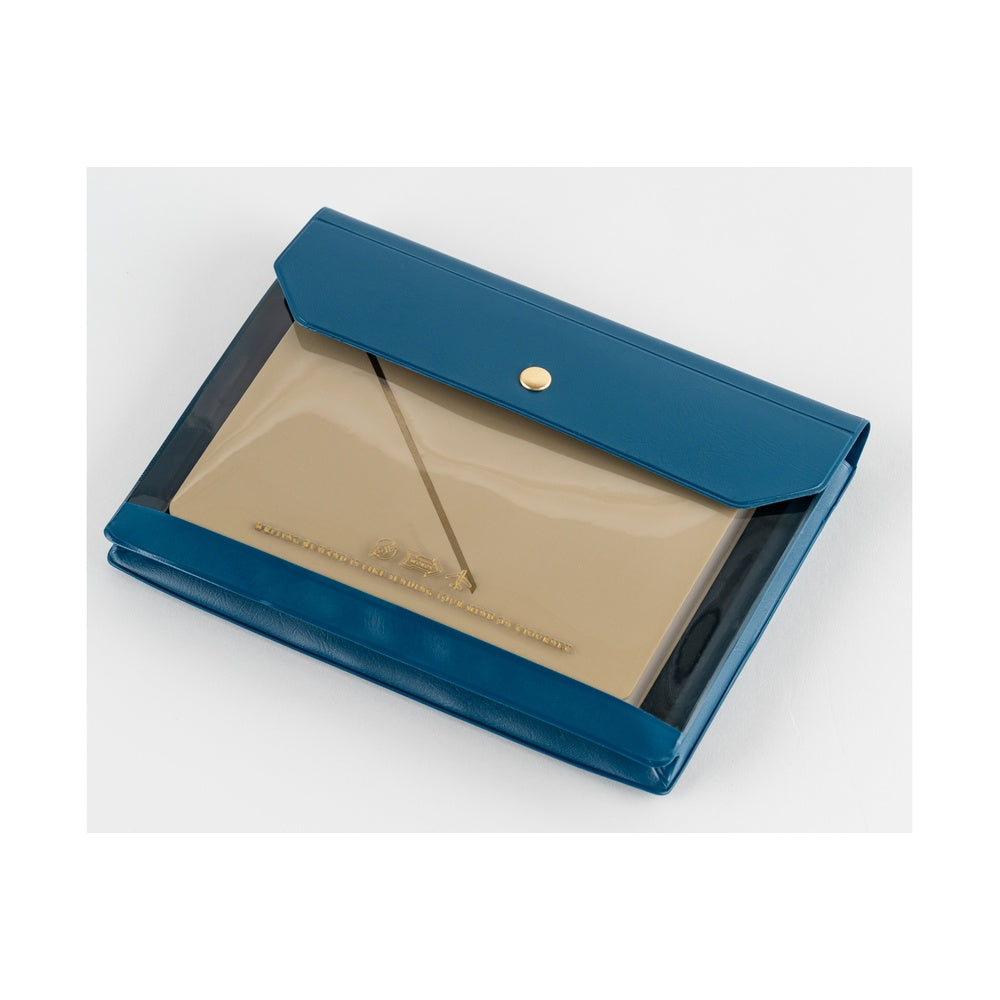 Alettone: Document Case for A6 Size - Navy at Boston General Store