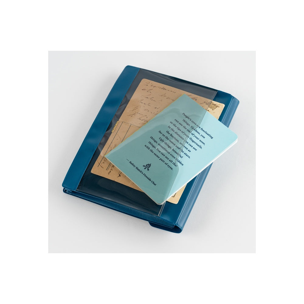 Alettone: Document Case for A6 Size - Navy at Boston General Store