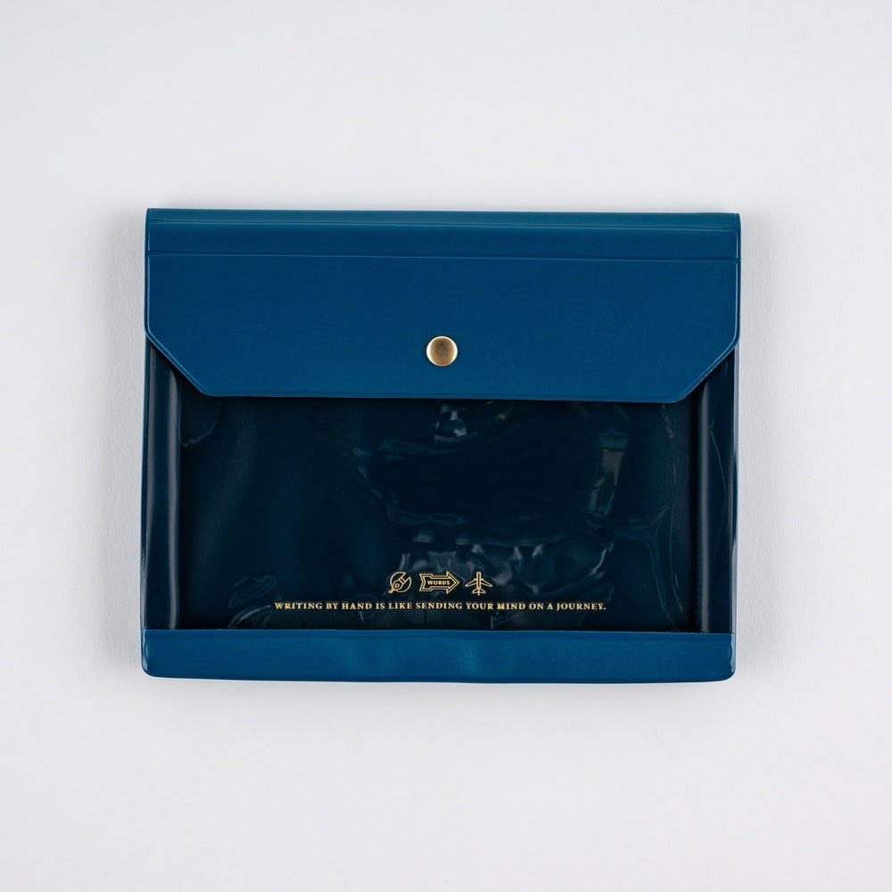 Alettone: Document Case for A6 Size - Navy at Boston General Store