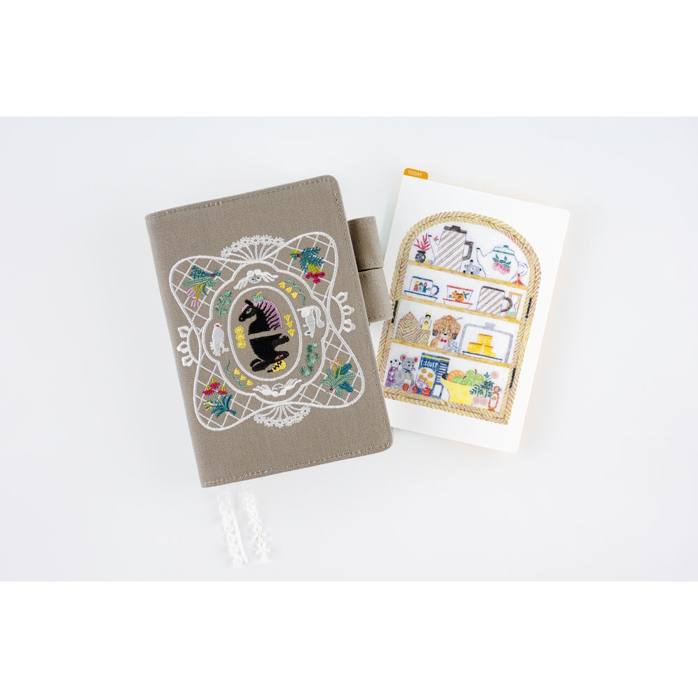 iyo okumi: Hobonichi Pencil Board for A6 Size - Happy Tea Time - Teapot Shelf at Boston General Store