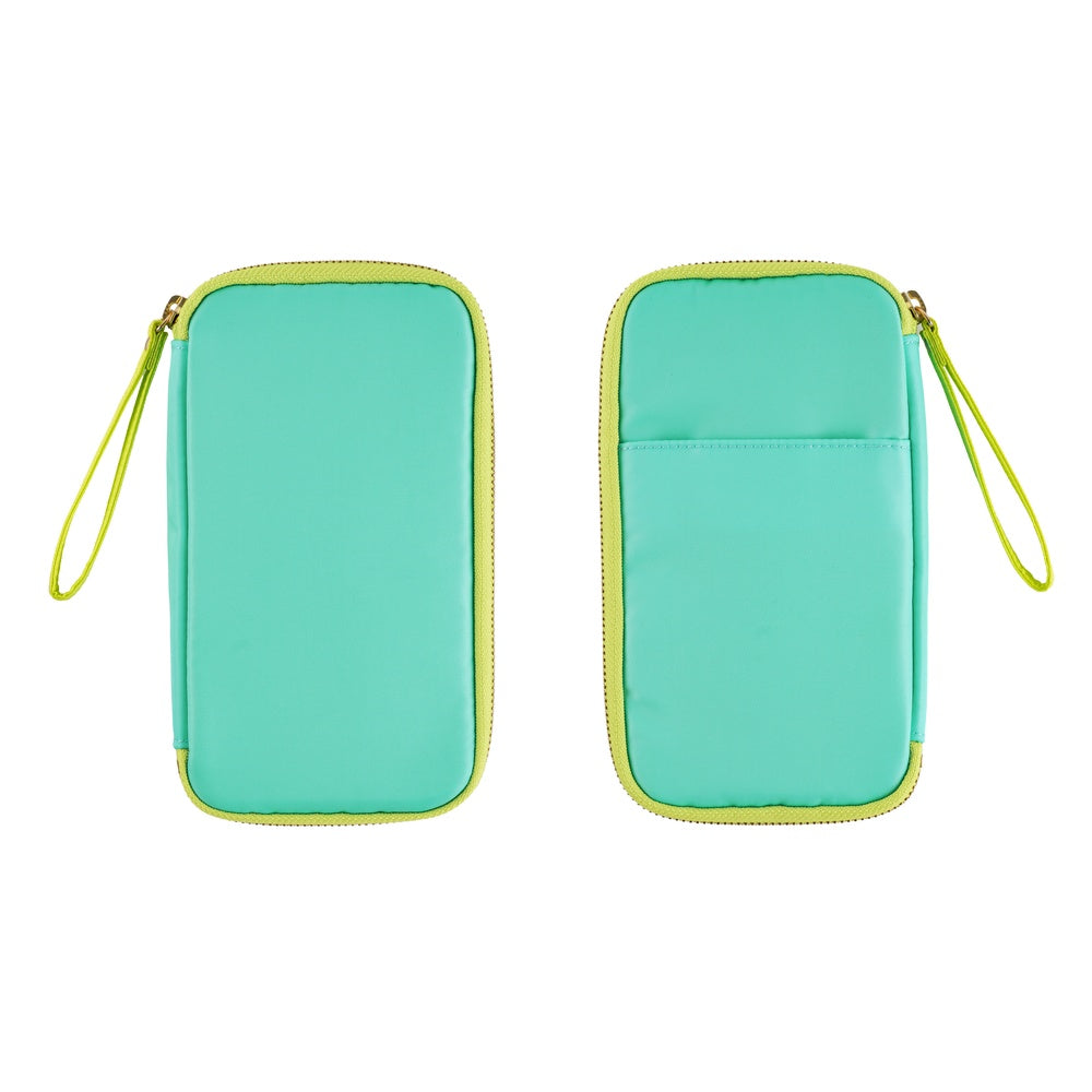 Hobonichi Small Drawer Pouch (Aqua Lime) at Boston General Store