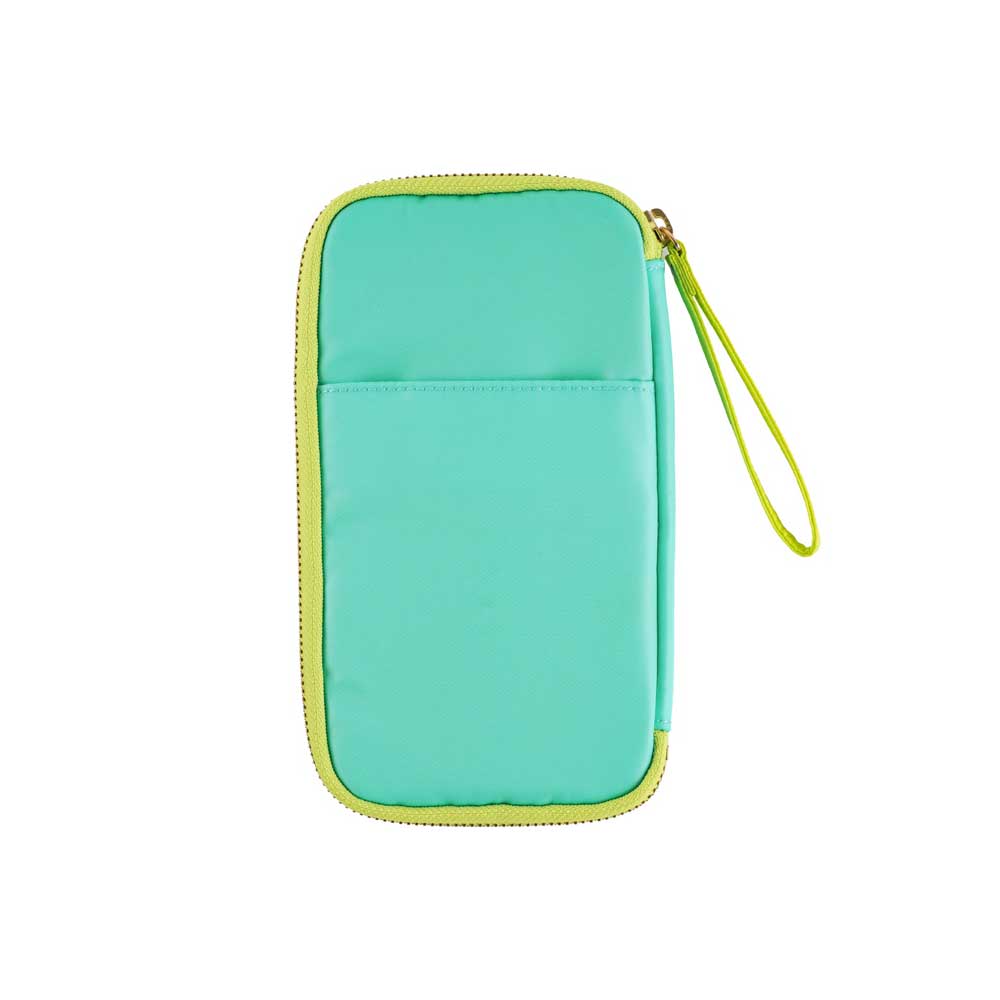 Hobonichi Small Drawer Pouch (Aqua Lime) at Boston General Store