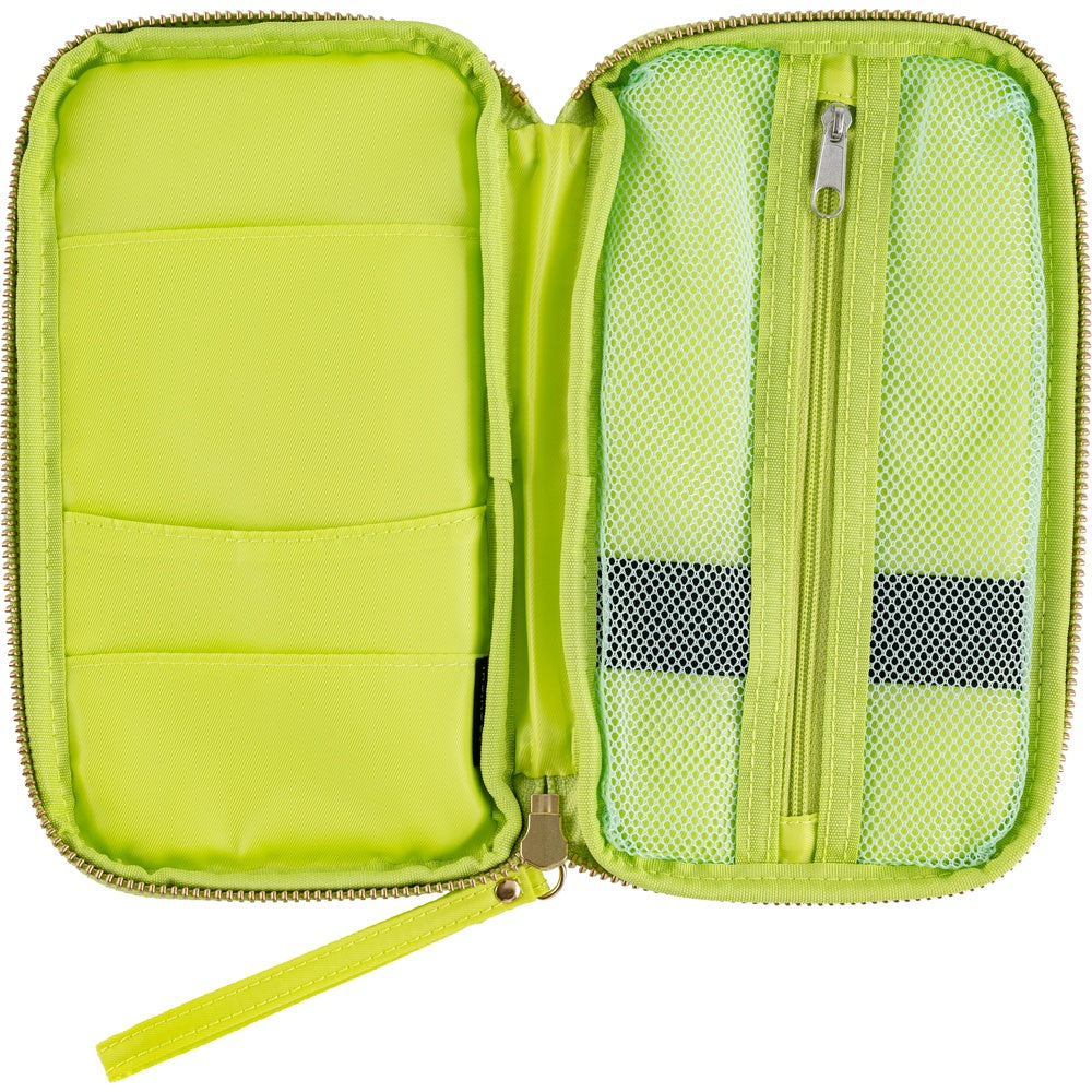 Hobonichi Small Drawer Pouch (Aqua Lime) at Boston General Store