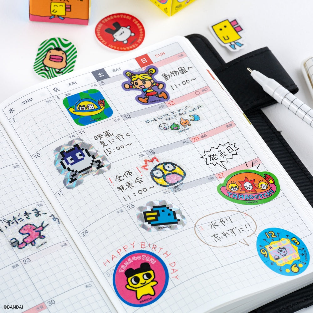 Tamagotchi: Flake Stickers (Set of 3 Boxes) at Boston General Store