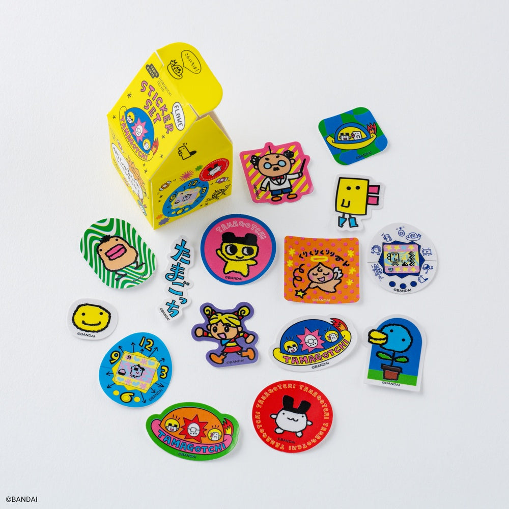 Tamagotchi: Flake Stickers (Set of 3 Boxes) at Boston General Store