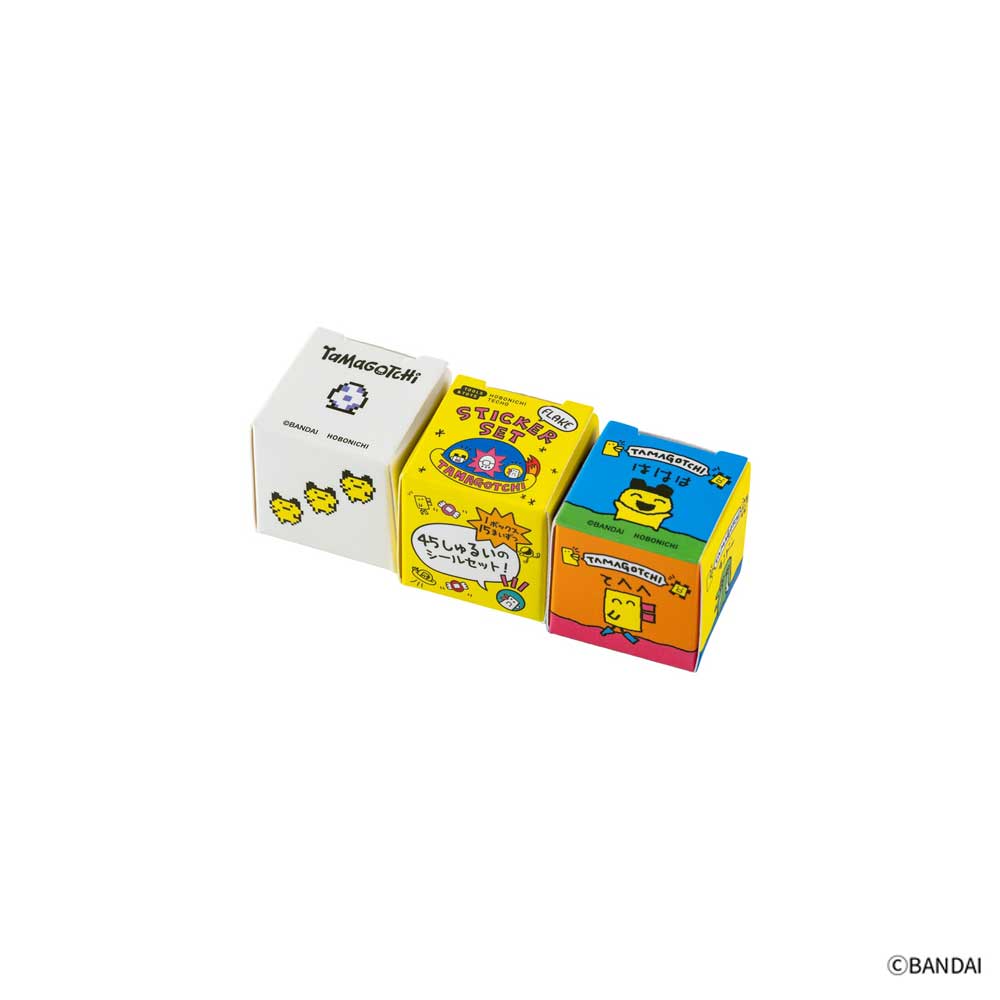 Tamagotchi: Flake Stickers (Set of 3 Boxes) at Boston General Store
