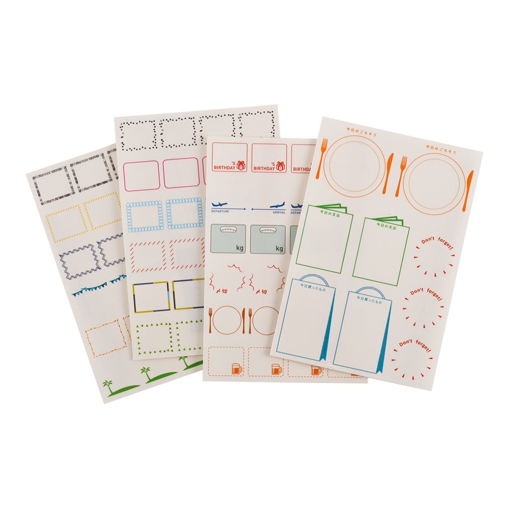 Hobonichi Frame Stickers Boston General Store