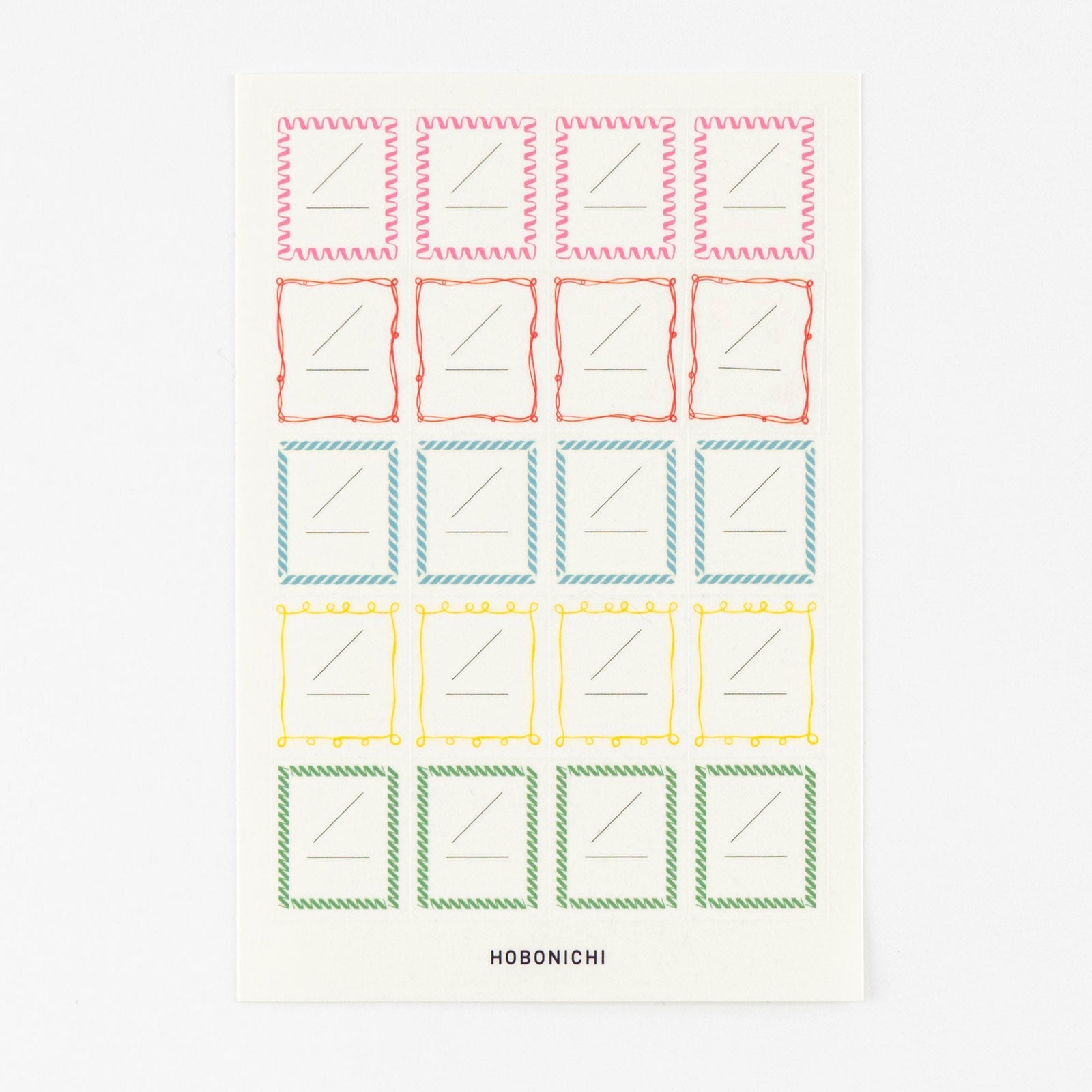 Hobonichi Frame Stickers for Dates Boston General Store