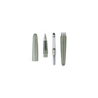 A disassembled TSUKI no IRO Kakimori rollerball pen set showing the cap, barrel, and refill components on a plain white background.
