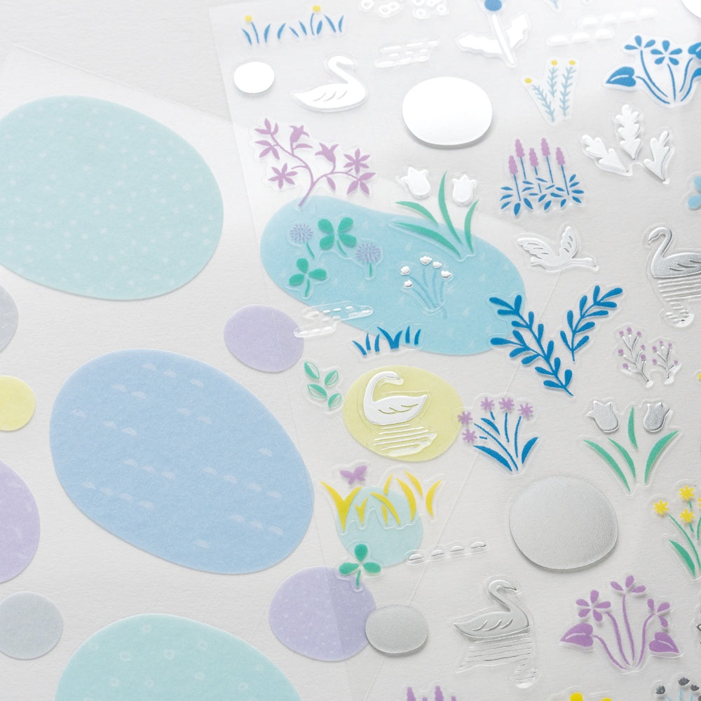 Yuri Sanae: Layering Stickers (Forest Lake) at Boston General Store
