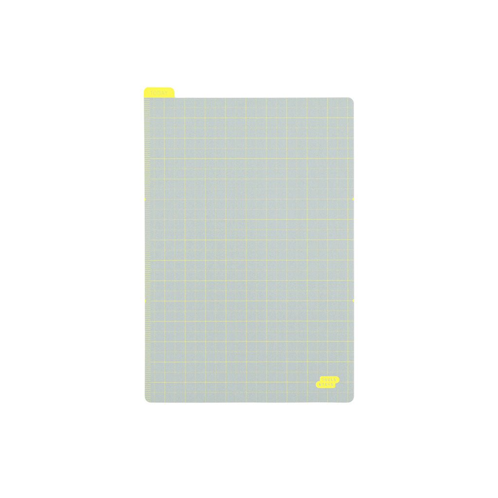 Hobonichi Pencil Board for Techo Original A6 (Ice Gray x Yellow) Boston General Store