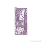 A rectangular pencil board for Hobonichi Techo Weeks with purple Moomin illustration against white background