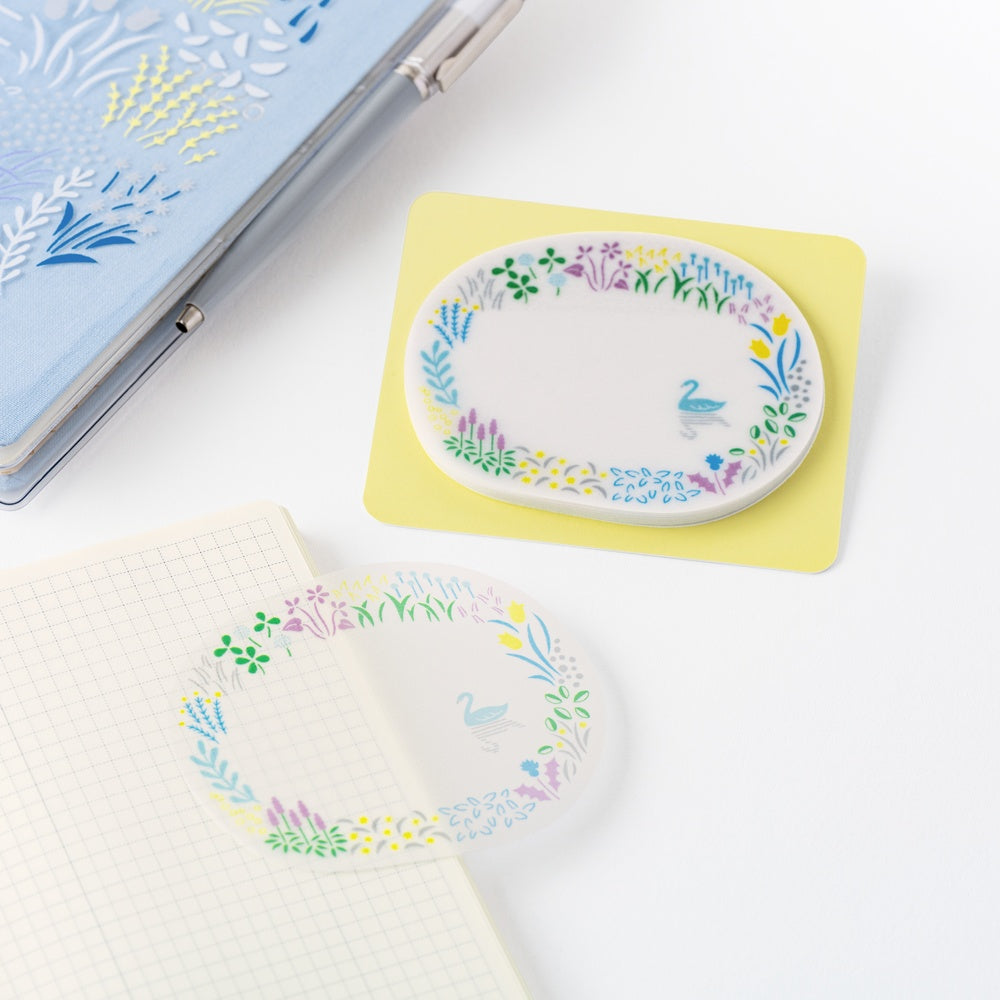 Yuri Sanae: See-Through Sticky Notes (Forest Lake) at Boston General Store