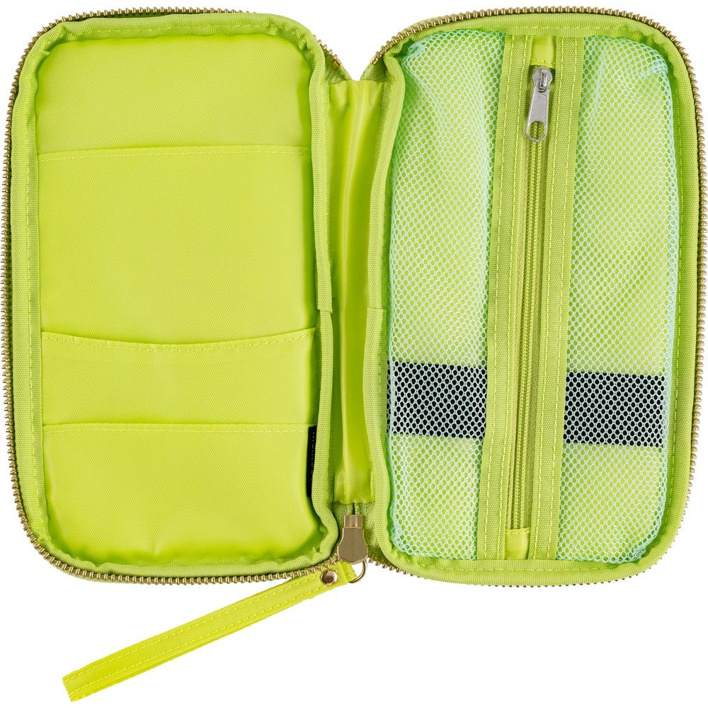 Hobonichi Small Drawer Pouch (Aqua Lime) Boston General Store